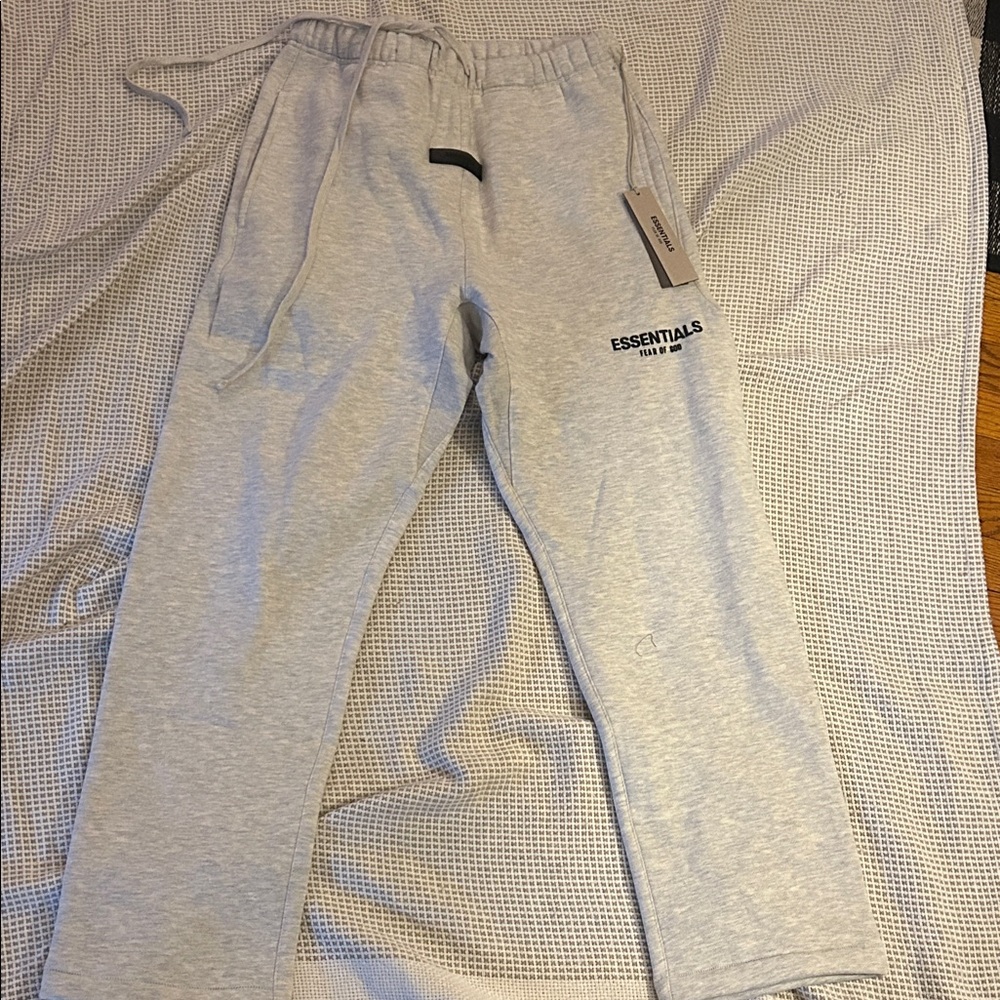 Essentials Light Gray Joggers for Men